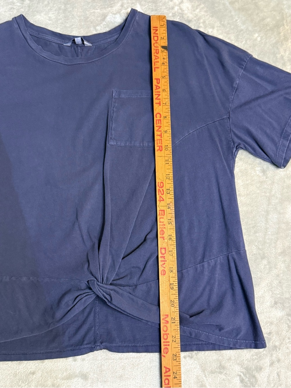 Lucky Brand Size Large Distressed Blue Color - Picture 8 of 11